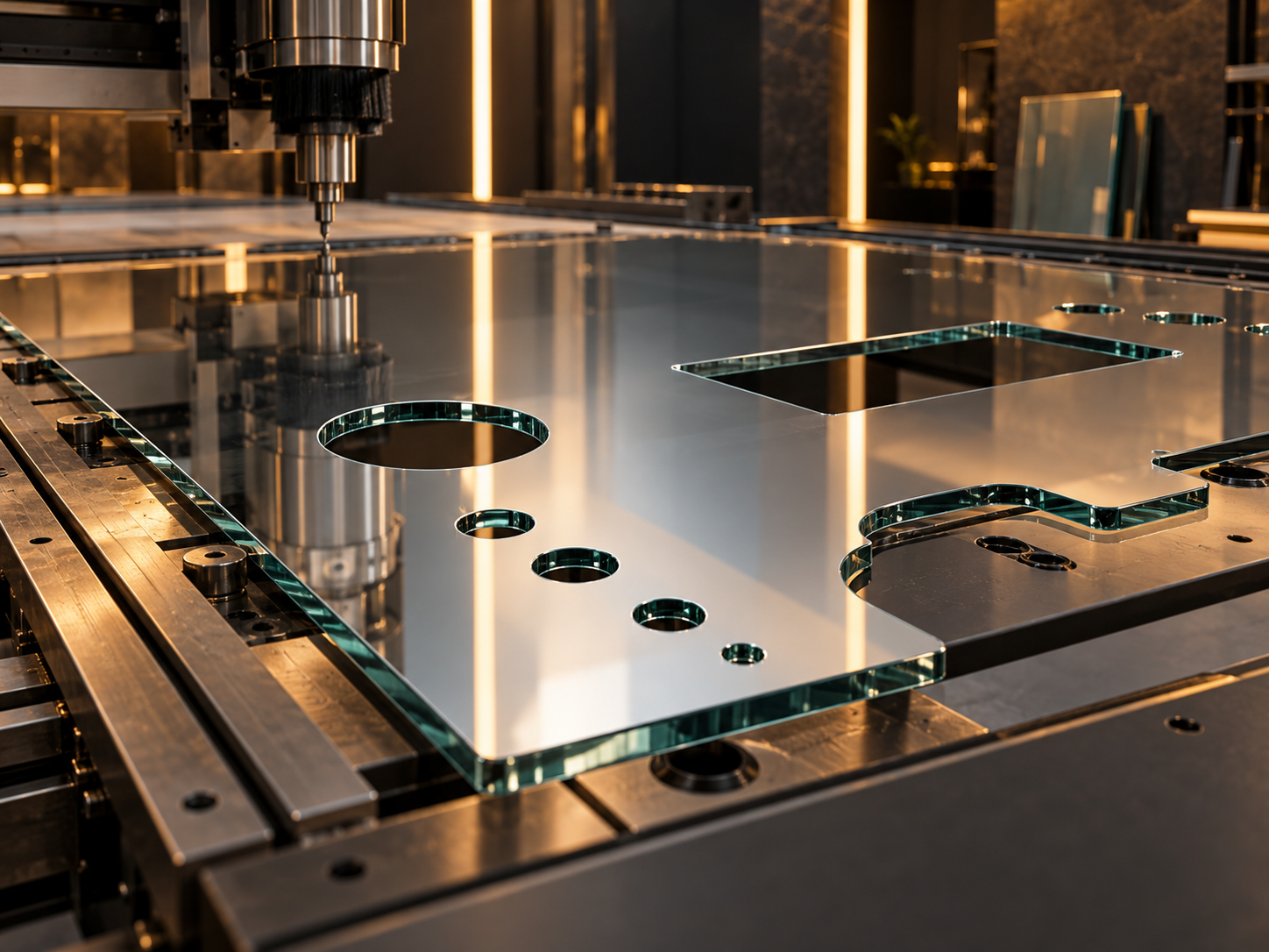 Technische Planung und Zeichnung für CNC Glasbearbeitung
